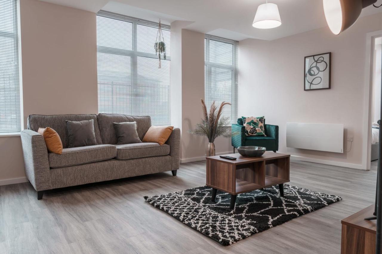 Contemporary 2 Bed Manchester Apartment - Sleeps 4 Exterior foto