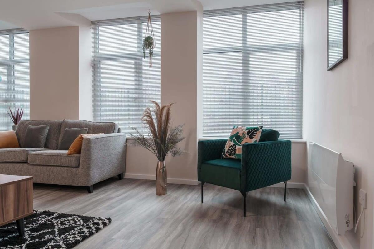 Contemporary 2 Bed Manchester Apartment - Sleeps 4 Exterior foto