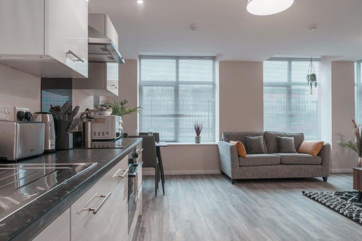 Contemporary 2 Bed Manchester Apartment - Sleeps 4 Exterior foto